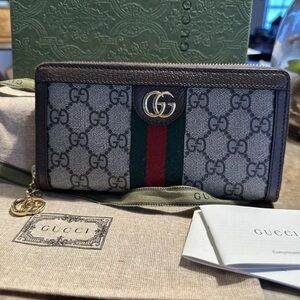 Gucci GG Ophelia zippy long wallet